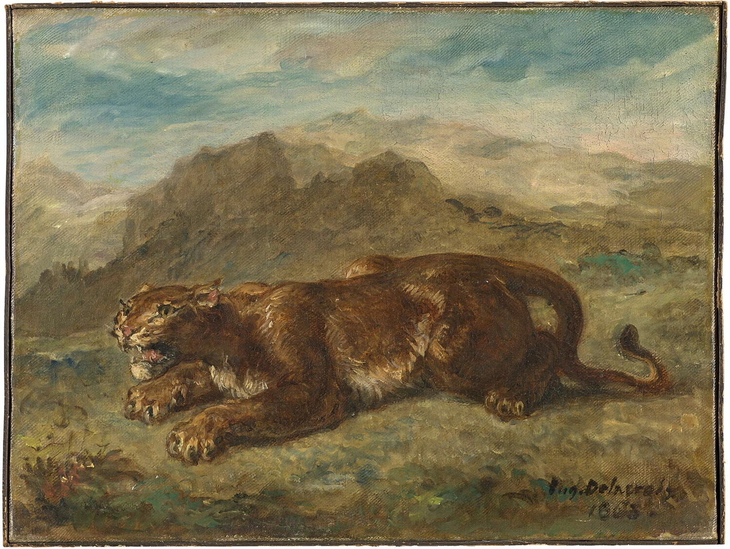 Leonessa pronta a correre - Musée national Eugène Delacroix, Paris
